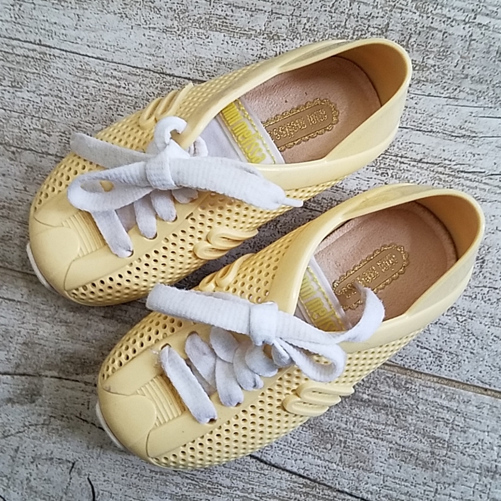 Mini Melissa Yellow Kids Water Shoes